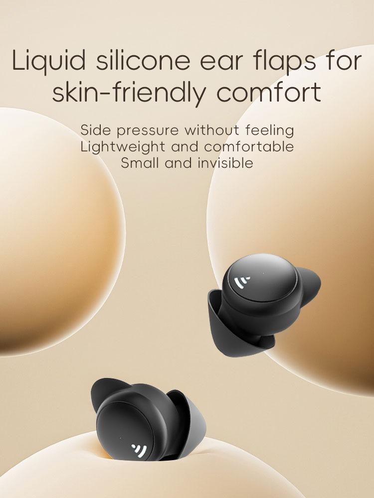 Bluetooth 5.4 Wireless Invisible Sleep earbud,  Silicone Earbuds Comfortable ,pressure free,noise reduction