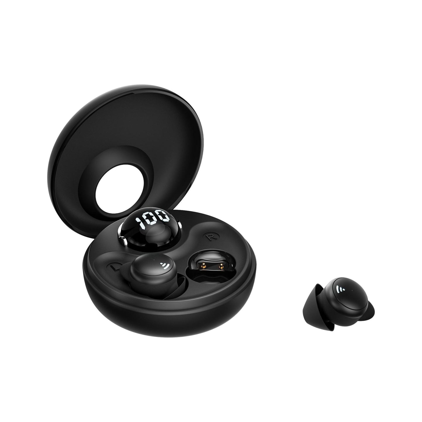 Bluetooth 5.4 Wireless Invisible Sleep earbud,  Silicone Earbuds Comfortable ,pressure free,noise reduction