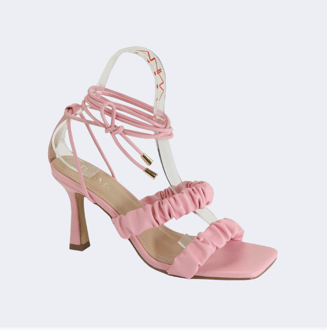[NATALIE-4]  Lace up strappy high heel sandals
